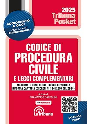 Codice di procedura civile e leggi complementari Pocket 2025 - Francesco Bartolini