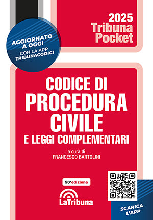 Codice di procedura civile e leggi complementari (50°ED.) 2025 - pocket