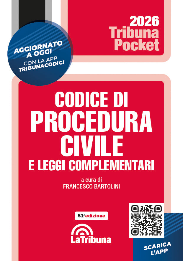 Codice di procedura civile e leggi complementari 2026 (pocket) - Francesco Bartolini