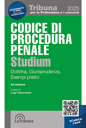 Codice di procedura penale studium 2025 - Tramontano
