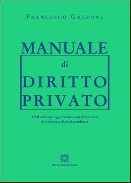 PREVENDITA Manuale di Diritto Privato 2026 - F. Gazzoni