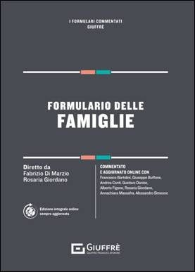 Formulario delle Famiglie Commentato 2024 (F. Di Marzio)  - 9788828850168