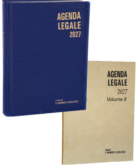 Agenda Legale 2027 MOMENTO LEGISLATIVO – Due Volumi - Blu