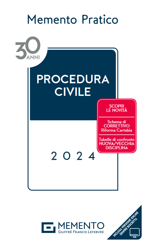 MEMENTO PROCEDURA CIVILE 2024 - Giuffrè