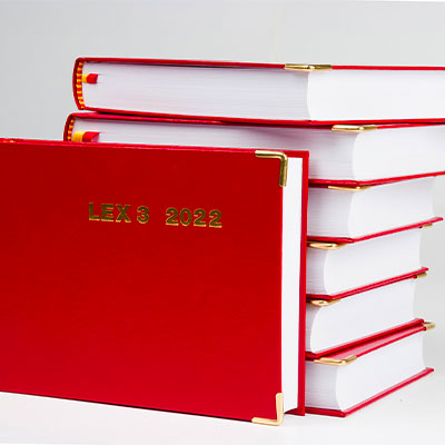 Agenda Legale LEX3 2026 - PERSONALIZZABILE  vari colori