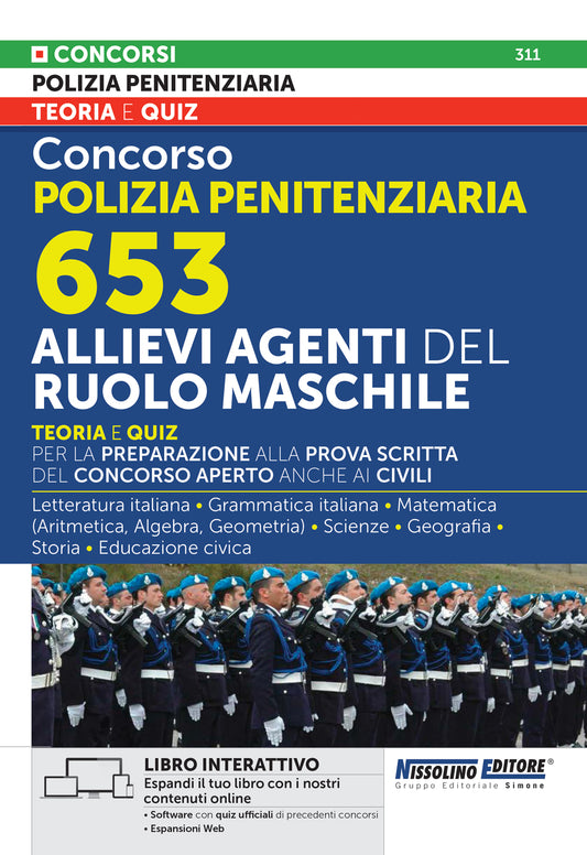 Concorso polizia penitenziaria 653 Allievi agenti del ruolo maschile – Teoria e quiz
