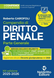 Compendio Superiore di Diritto Penale Parte Generale 2025-2026 - R. GAROFOLI