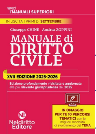 Manuale Superiore di Diritto Civile 2025-2026 - G. Chinè, A. Zoppini