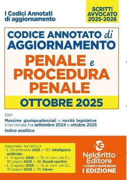 Codice Annotato di aggiornamento combo diritto Penale e Procedura penale (ESAME AVVOCATO 2025-2026)