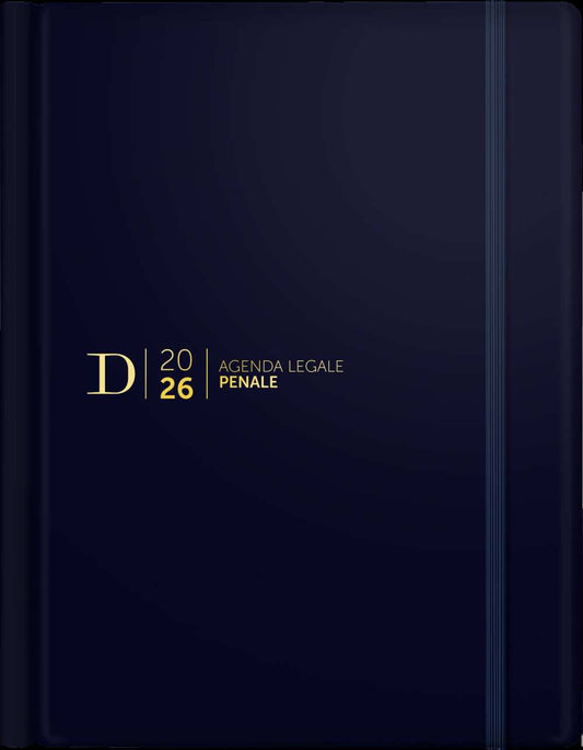 Agenda Legale Penale Dike 2026 – 15 mesi – Blu