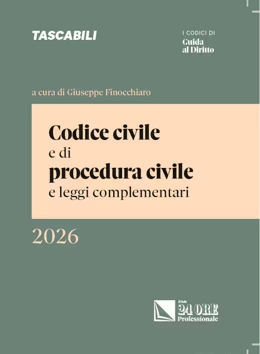 Codice civile e di procedura civile e leggi complementari 2026 - Giuseppe Finocchiaro