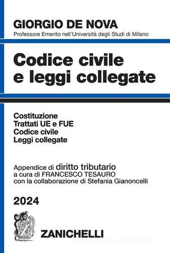 Codice civile e leggi collegate 2024 - G. De Nova 9788808994905