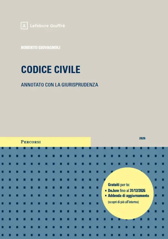 PREORDINE Codice civile annotato con la giurisprudenza Esame Avvocato 2026 - R. GIOVAGNOLI