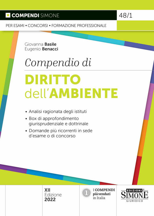 Compendio di Diritto dell'Ambiente - Eugenio Benacci