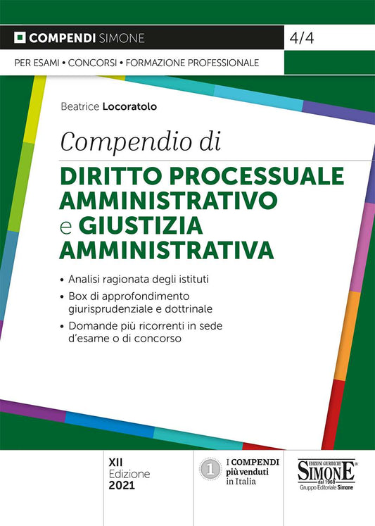 Compendio di Diritto Processuale Amministrativo - Beatrice Locoratolo