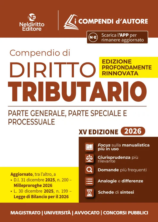 Compendio di Diritto Tributario 2026