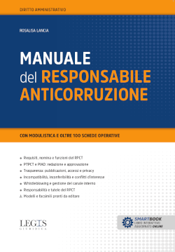 Manuale del Responsabile anticorruzione - Rosalisa Lancia