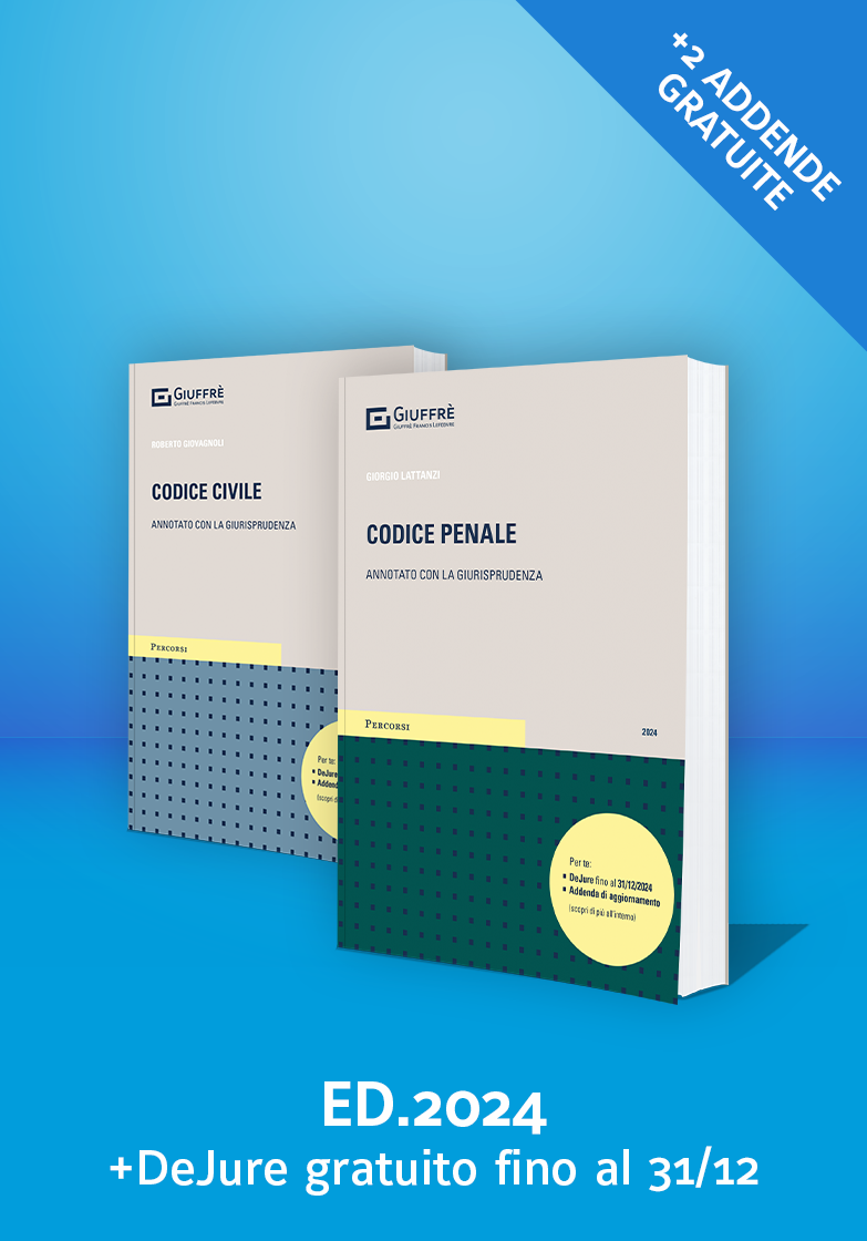 PROMO KIT Codici Annotati con la Giurisprudenza (Esame Avvocato 2024-2025) Giuffrè: CIVILE + PENALE