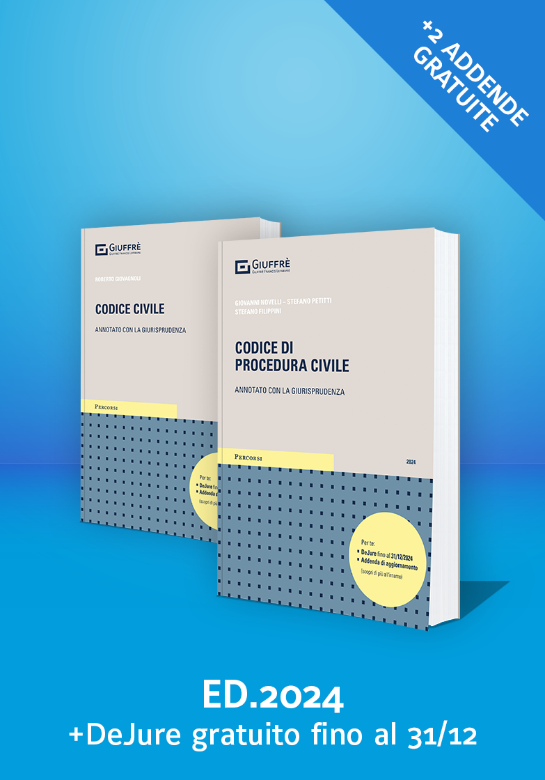 PROMO KIT Codici Annotati con la Giurisprudenza (Esame avvocato 2024-2025) Giuffrè: CIVILE + PROCEDURA CIVILE