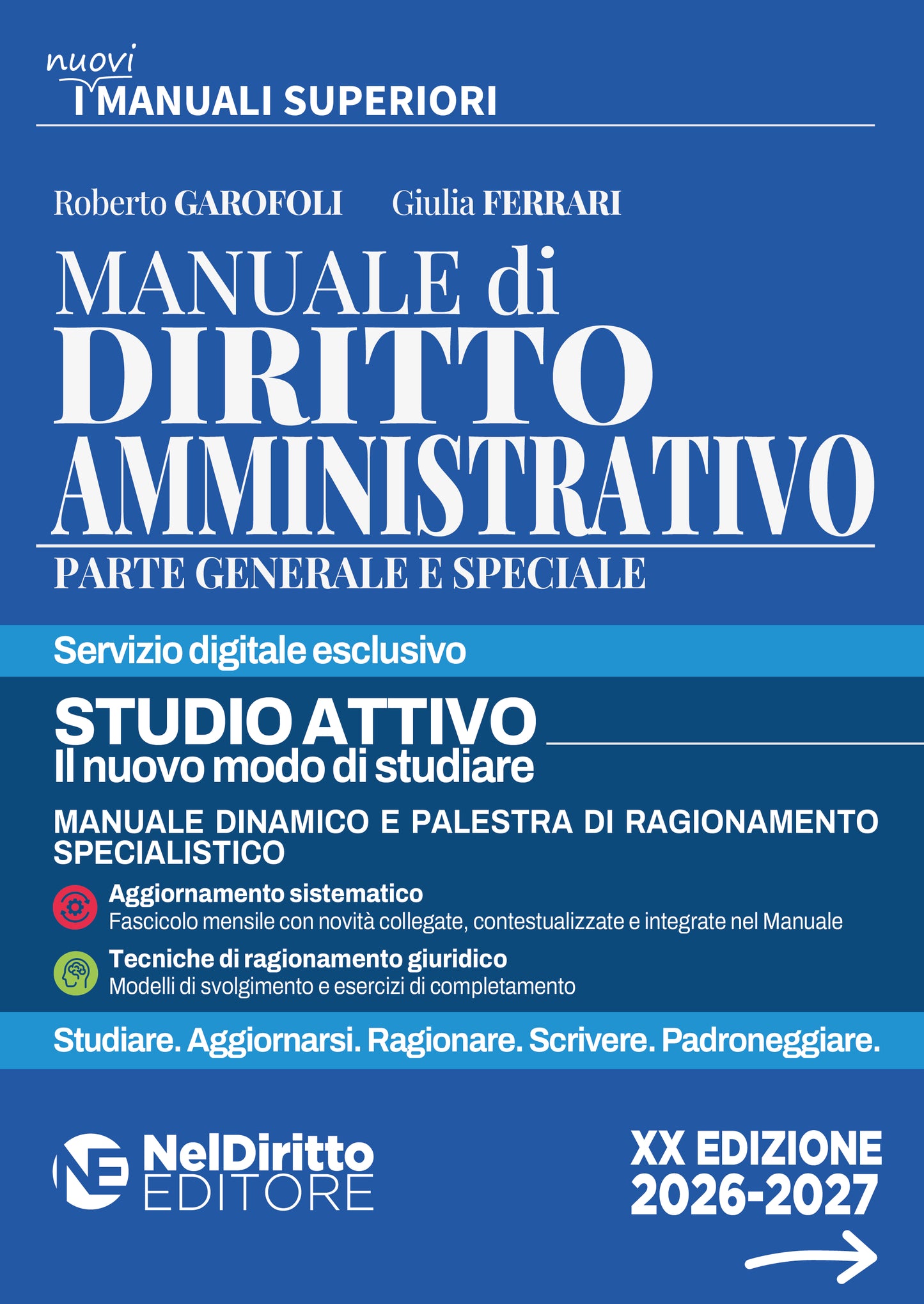 PREORDINE Manuale superiore di diritto amministrativo 2026/2027 - R. GAROFOLI