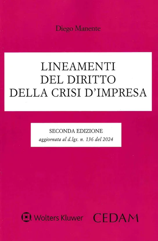 Diritto della Crisi d'Impresa 2024 (2°ed.) - Manente