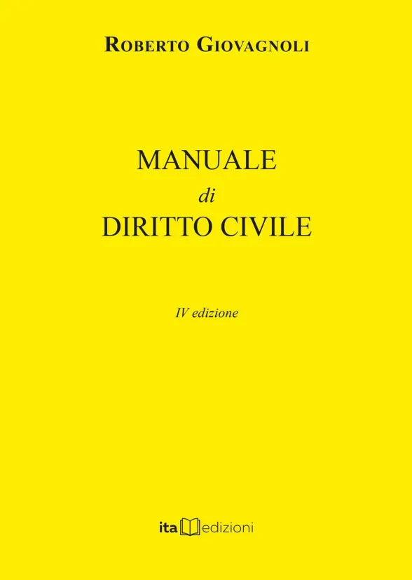 MANUALE DI DIRITTO CIVILE 2024 (4°ed.) - Giovagnoli