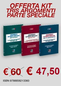 Kit argomenti di parte speciale 3 vol. 2021