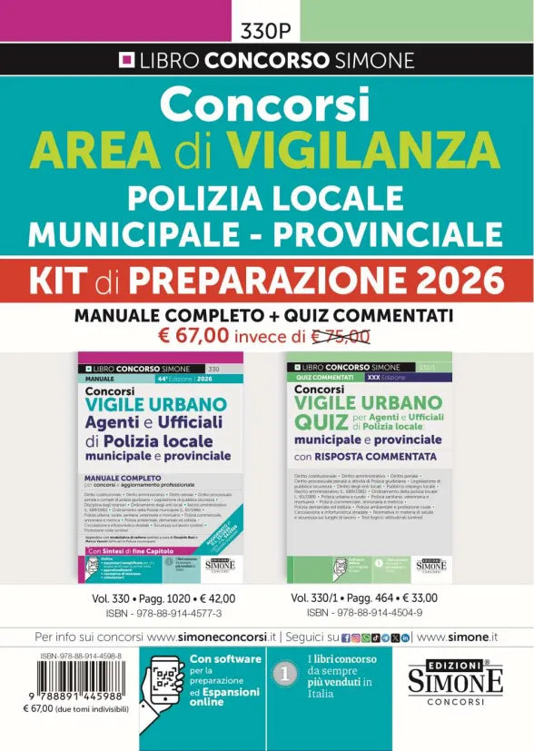Kit Concorso Vigile Urbano 2026