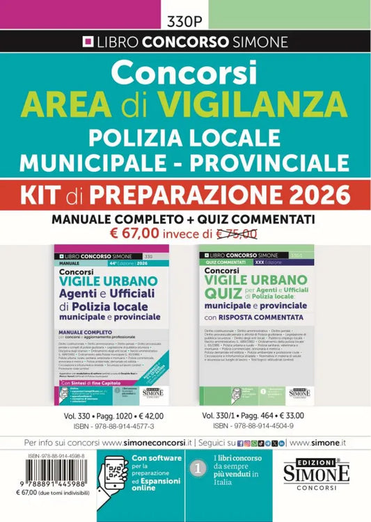Kit Concorso Vigile Urbano 2026