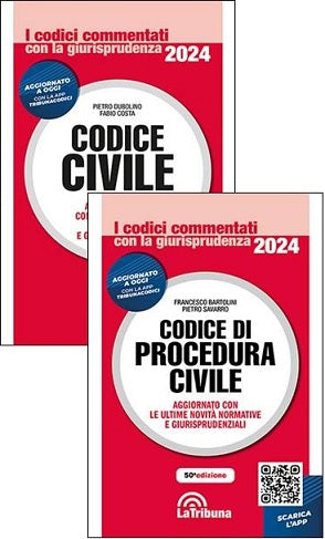 PROMO CODICI: Codice Civile e di Procedura Civile Commentati con Giurisprudenza 2024 (Dubolino, Costa) La Tribuna