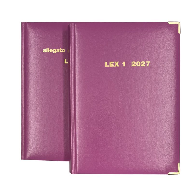 Agenda Legale LEX1 in 2 Volumi 2027 - Glicine