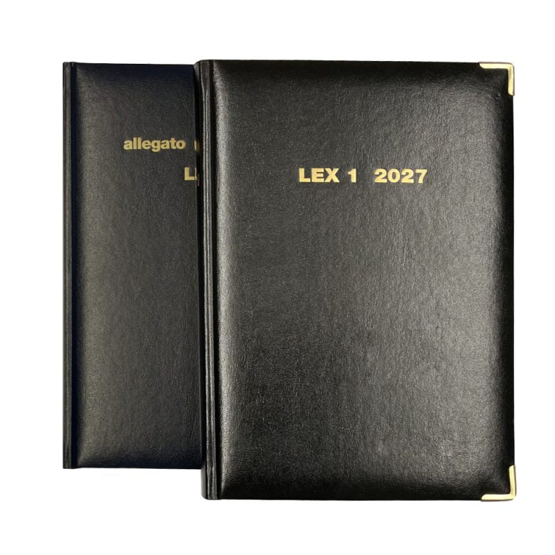Agenda Legale LEX1 in 2 Volumi 2027 - Nero