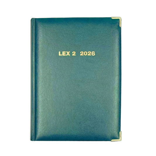 Agenda Legale LEX2 2026 VARI COLORI PERSONALIZZABILE
