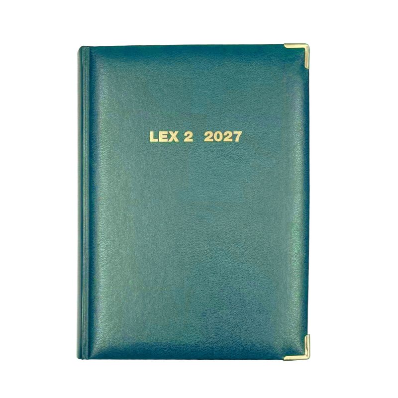 Agenda Legale LEX2 2027 - Verde Petrolio