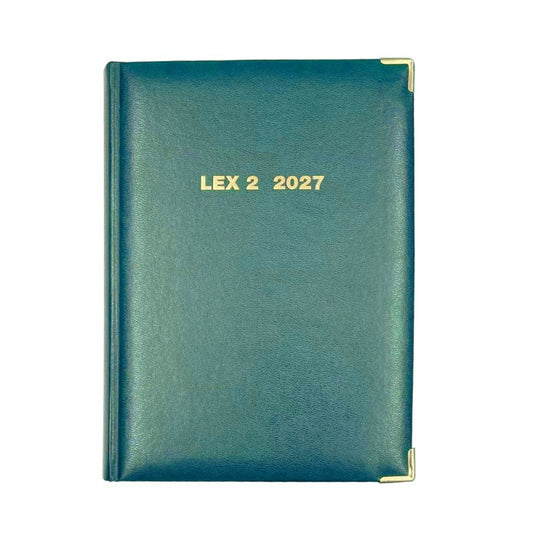 Agenda Legale LEX2 2027 - Verde Petrolio