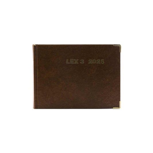 Agenda Legale LEX 3 2025 marrone chiaro