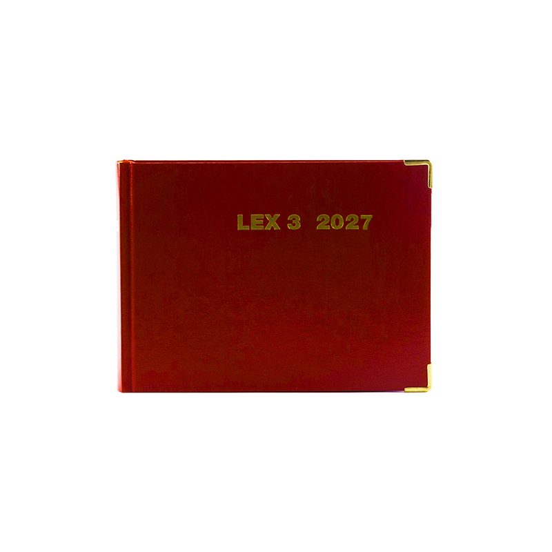 Agenda Legale LEX3 2027 - Rossa