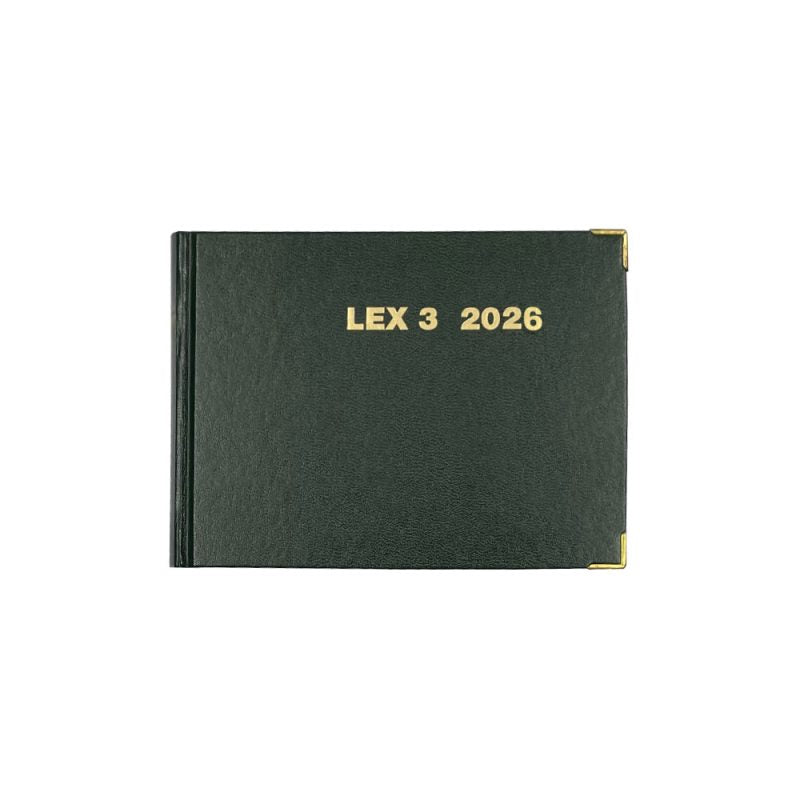 Agenda Legale LEX3 2026 - Verde