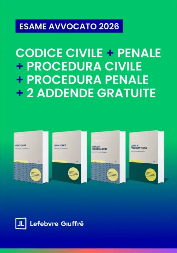 PROMO PREVENDITA KIT 4 Codici Giuffrè Annotati con la Giurisprudenza per l'Esame d'Avvocato 2026-2027 - R. GIOVAGNOLI