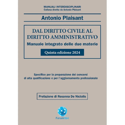 A. Plaisant - Dal Diritto Civile al Diritto Amministrativo 2024