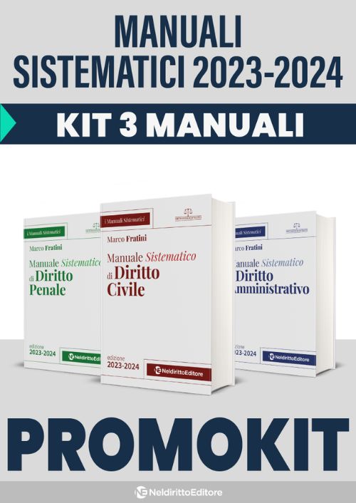 PROMO Kit manuali sistematici Fratini magistratura 2023 3 vol.