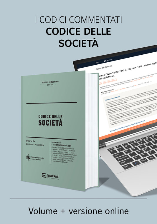 CODICE DELLE SOCIETÀ (CON VERSIONE ONLINE) (L. Nazzicone) Giuffrè - 9788828850625