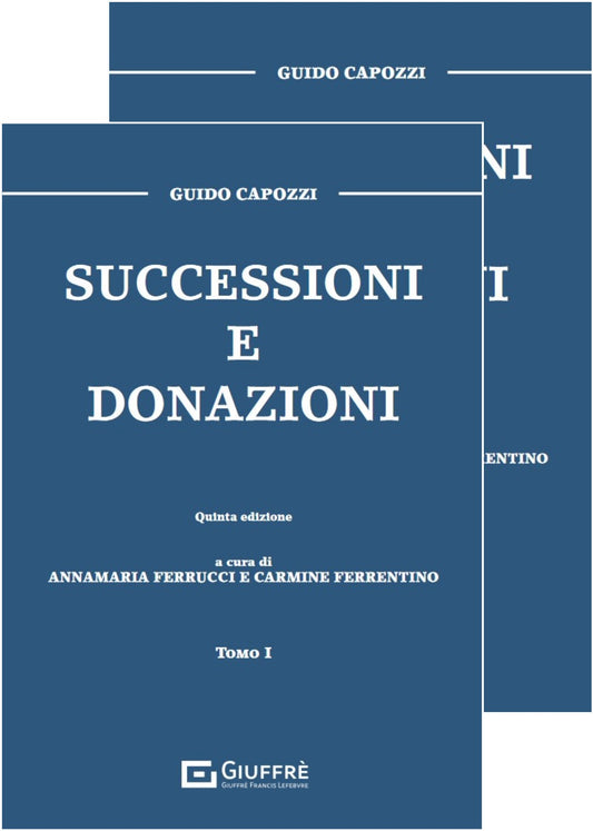 Successioni e donazioni (G. Capozzi ...)  Giuffrè - 9788828807742