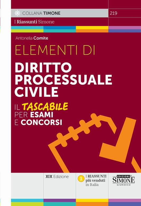 Elementi di diritto processuale civile 2025 - Antonella Comite