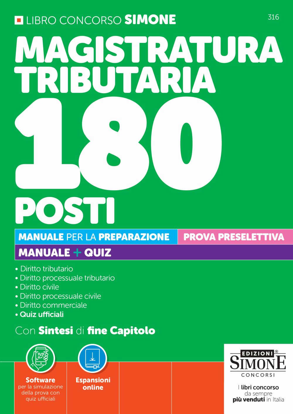 Concorso Magistratura Tributaria 180 Posti – Manuale per la prova preselettiva