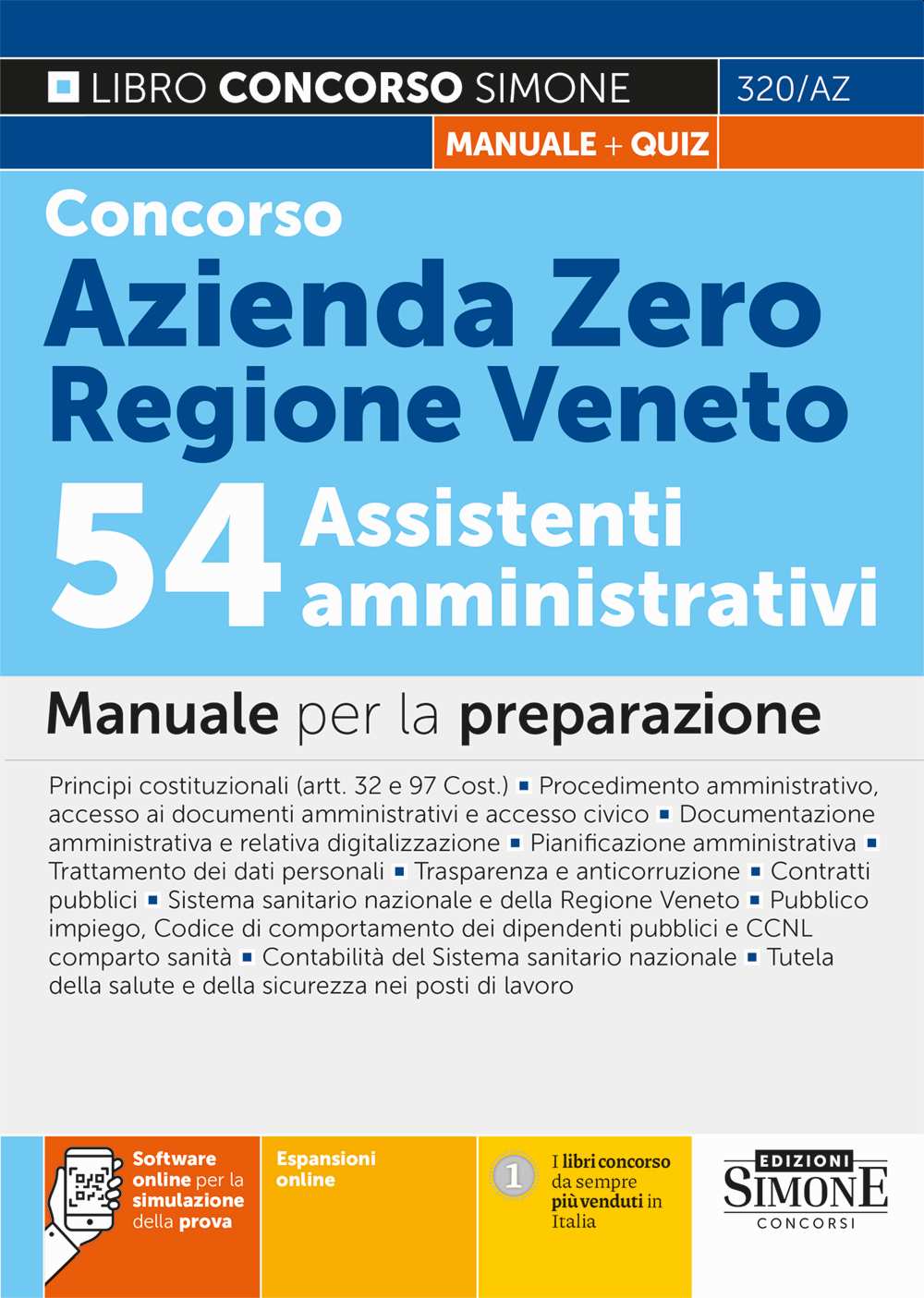 Concorso Azienda Zero Regione Veneto – 54 Assistenti amministrativi