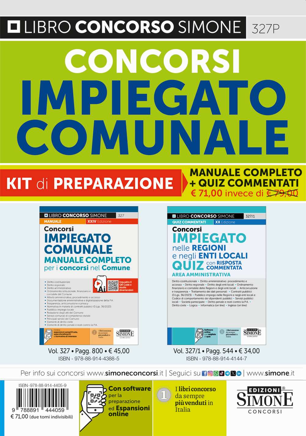 Kit di preparazione Concorso Impiegato comunale