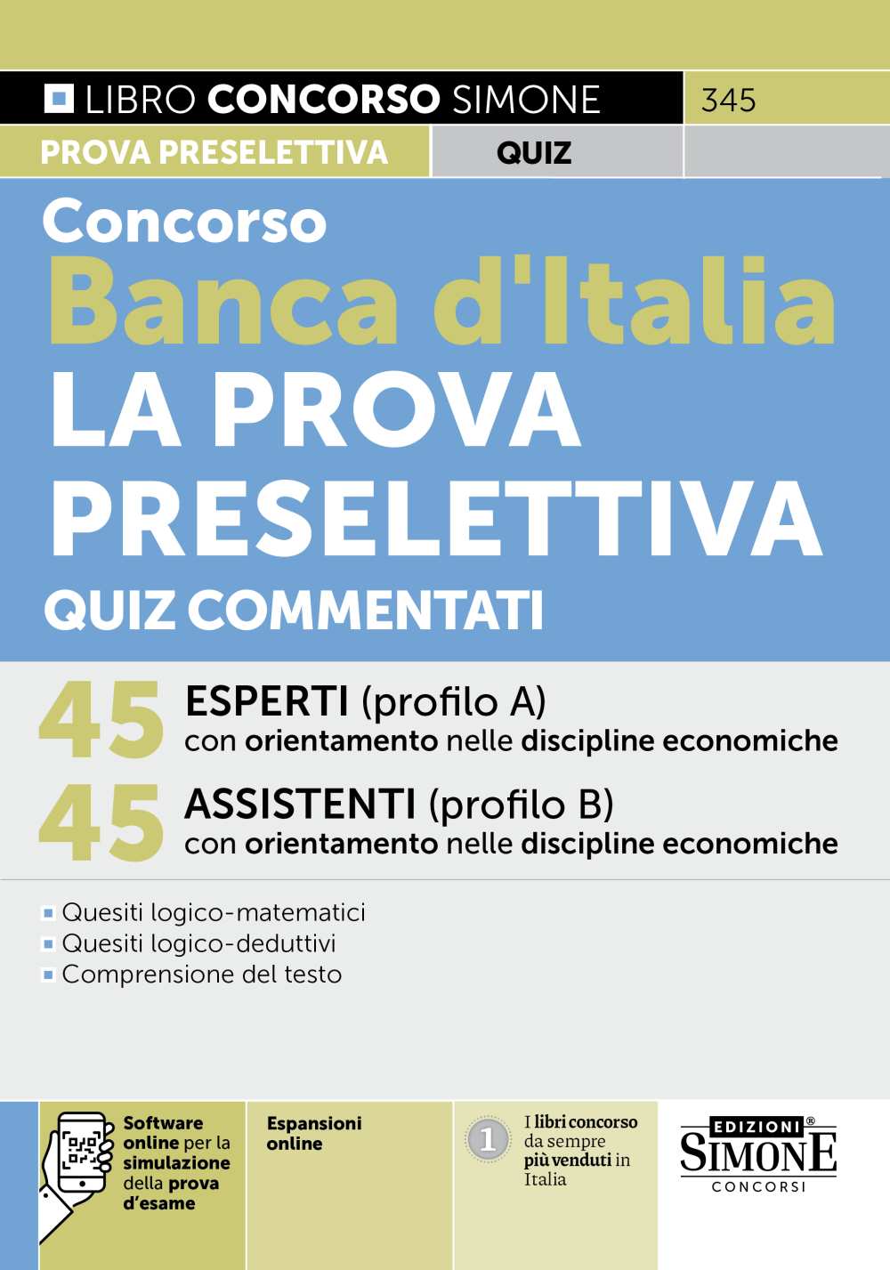 Concorso Banca d’Italia La prova preselettiva – Quiz commentati