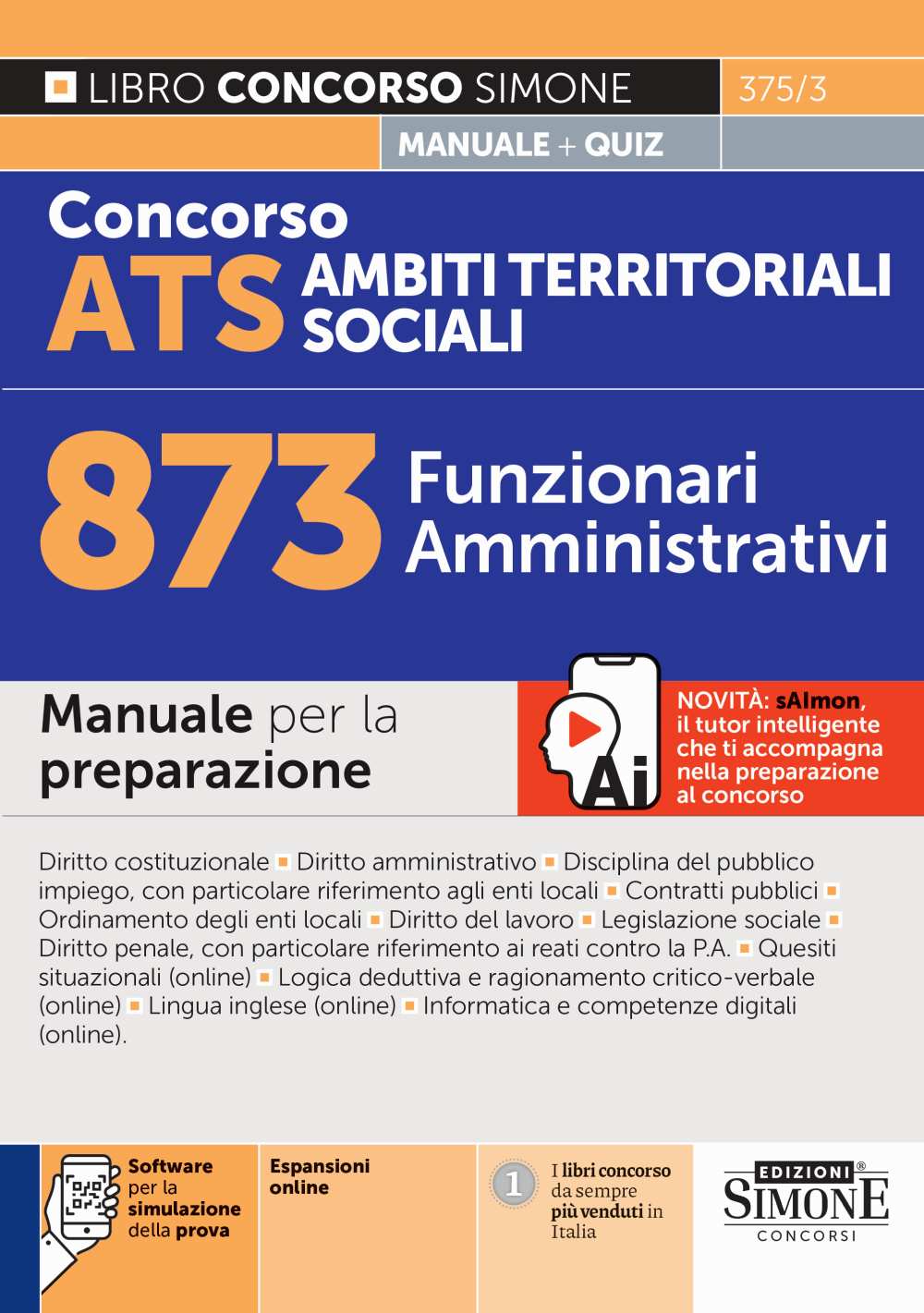 Concorso ATS Ambiti Territoriali Sociali 873 Funzionari Amministrativi – Manuale