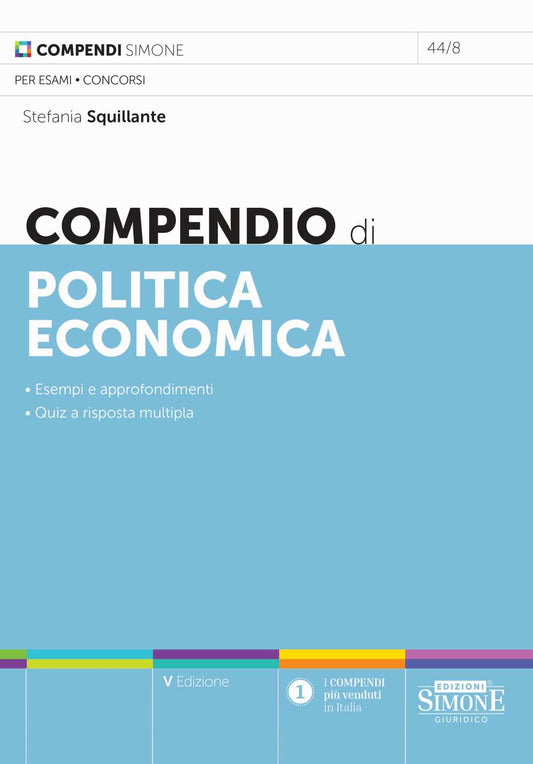 Compendio di Politica economica EDIZ. 2026 - Stefania Squillante